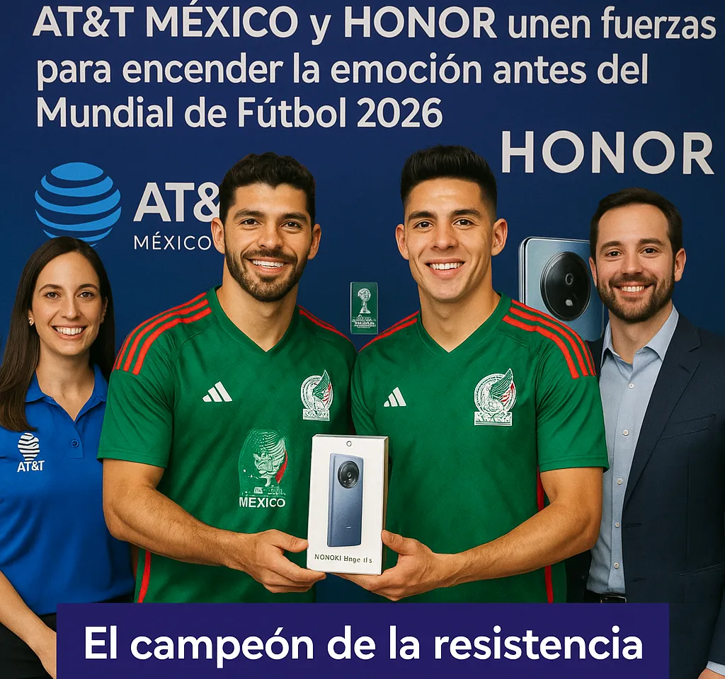 AT&T México y HONOR: Conectando Pasiones rumbo al Mundial de Fútbol 2026