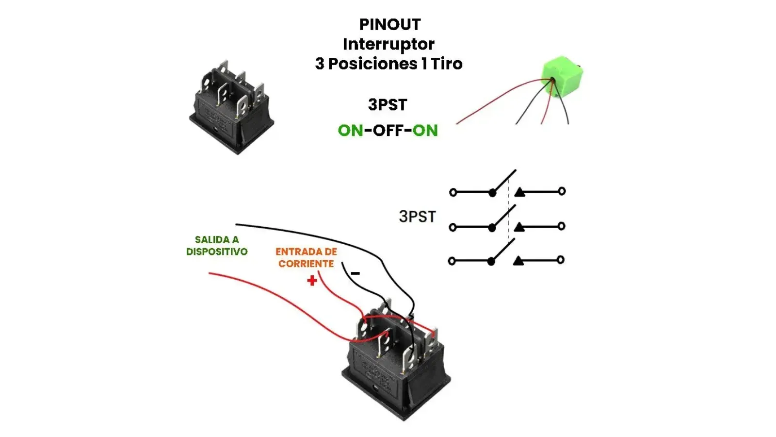 Conmutador de 3 posiciones: ¿Qué es y cómo funciona?