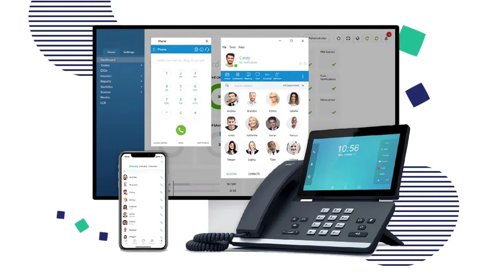 Conmutadores telefónicos